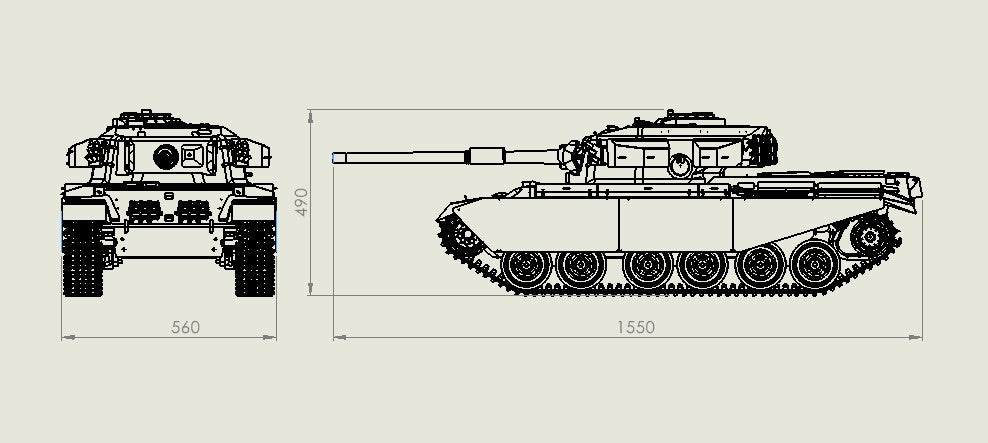 Armortek Bausatz Centurion Mk5 im Maßstab 1:6, Foto 3 von 3