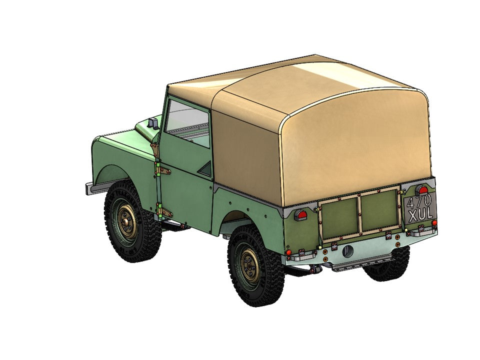 Kit Armortek à l'échelle 1:6 de la voiture 1950 Series 1 80", photo 8 sur 12