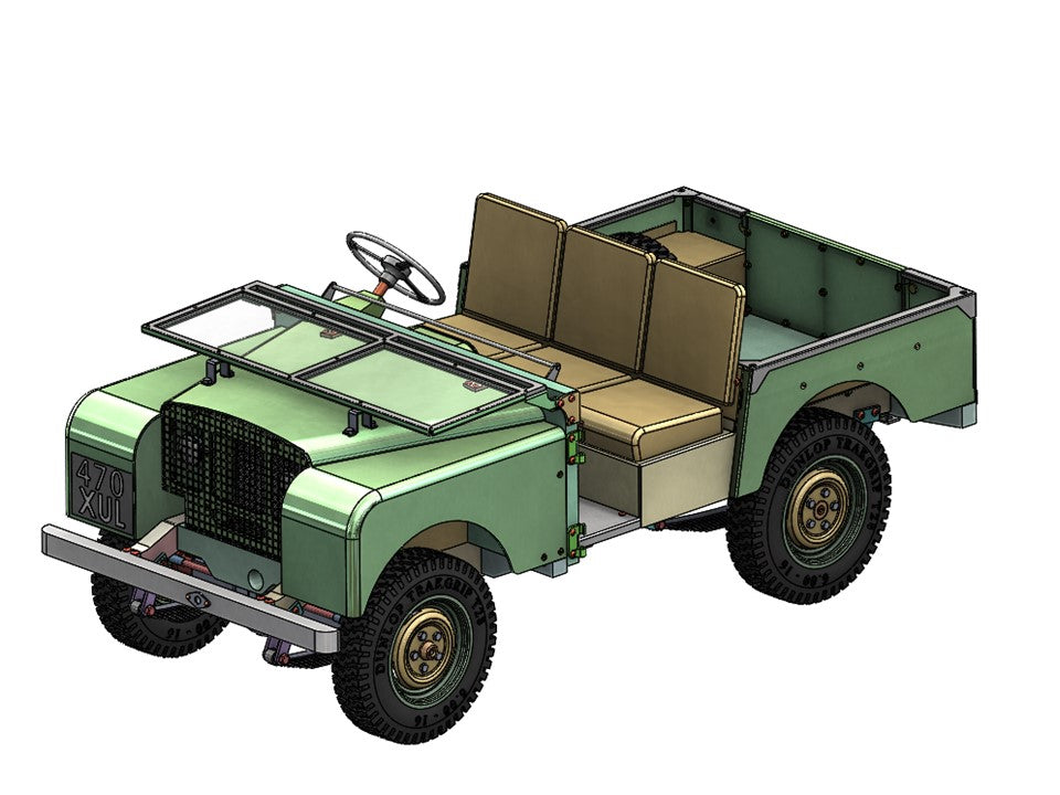 Kit Armortek à l'échelle 1:6 de la voiture 1950 Series 1 80", photo 12 sur 12